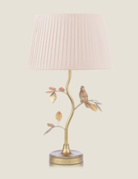 Laura Ashley Egelton Metal Bird Table Lamp Antique Brass