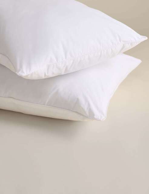 M&S 2 Pack Smart Wash & Dry Anti Allergy Firm Pillows White