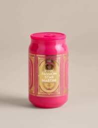 M&S Pink Passion Star Martini Tinny Scented Candle Multi