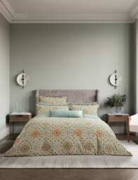 Bedeck of Belfast Pure Cotton Addison Bedding Set Gold Mix