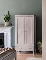 Gallery Direct Hastings Grey Double Wardrobe Grey