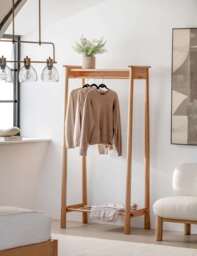 Gallery Direct Wycombe Open Wardrobe Natural