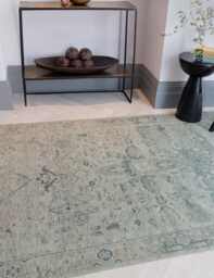 Asiatic Kaya Vida Vintage Style Flatweave Rug Green