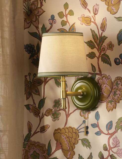 Joules Home Lighting Upton Metal Wall Light Antique Brass