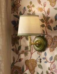 Joules Home Lighting Upton Metal Wall Light Antique Brass