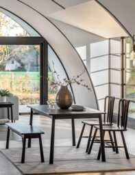 Gallery Direct Wycombe Rectangular Dining Table Black