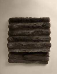 M&S Ribbed Chunky Adult Throw Khaki