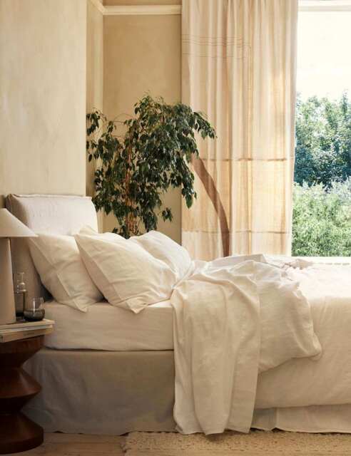 Piglet In Bed Pure Linen Duvet Cover Pearl