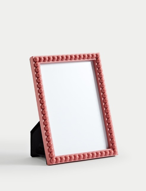 M&S Bobble Photo Frame 5x7 inch - Pink, Pink