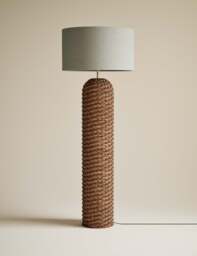 M&S Seagrass Base Floor Lamp Natural