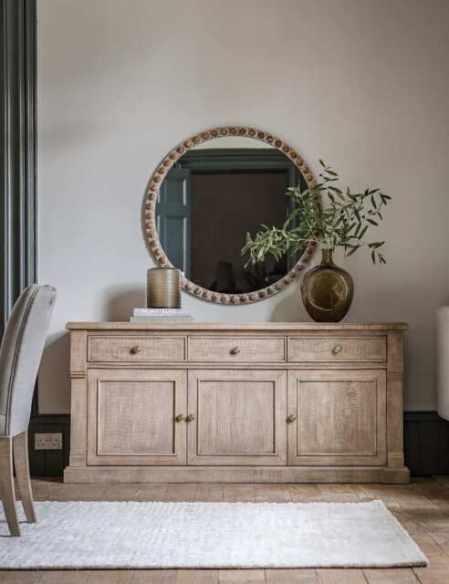 Gallery Direct Vancouver 3 Door Sideboard Natural