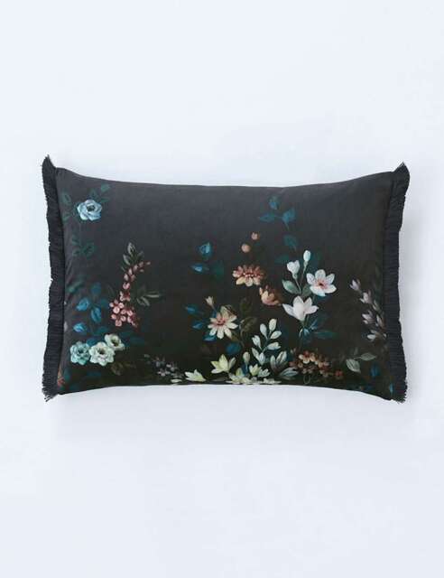 MM Linen Velvet Ciana Bolster Cushion Purple Mix