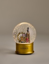 M&S Light Up London Snow Globe Gold