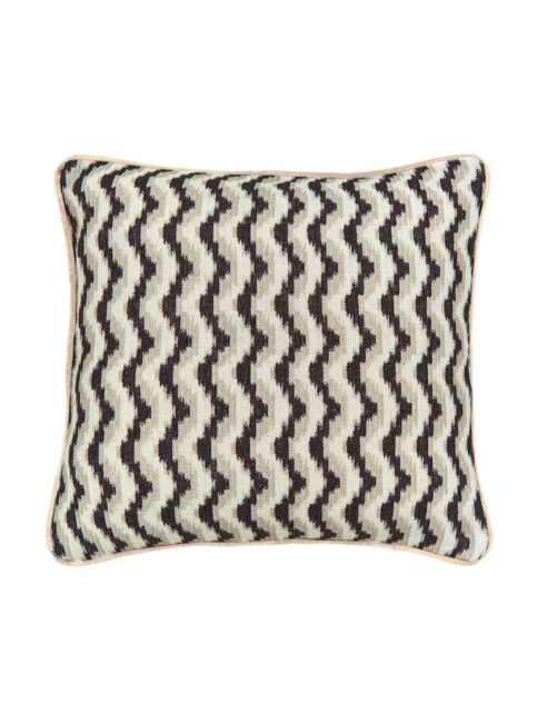 Bedeck of Belfast Harun Rectangle Cushion Charcoal Mix