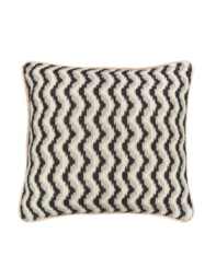 Bedeck of Belfast Harun Rectangle Cushion Charcoal Mix
