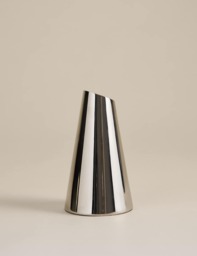 M&S Small Chrome Vase Chrome