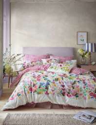 Bluebellgray Pure Cotton Flora Bedding Set Pink Mix