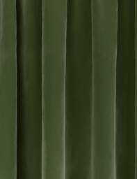 M&S Velvet Pencil Pleat Ultra Thermal Curtains Green