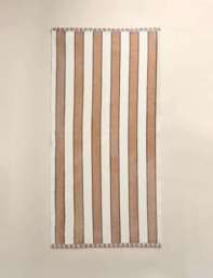 M&S Pure Cotton Sand Resistant Beach Towel Neutral