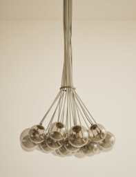 M&S Champagne Cluster Ceiling Light Antique Brass