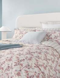 Bedeck of Belfast Pure Cotton Rosanna Bedding Set Pink Mix