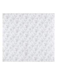 Laura Ashley Pure Cotton Walled Garden Bedspread Light Grey