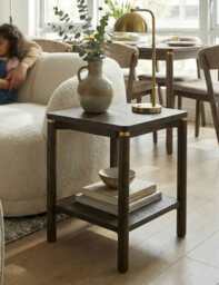 Royalcraft ARKA Dark Wood Side Table Natural