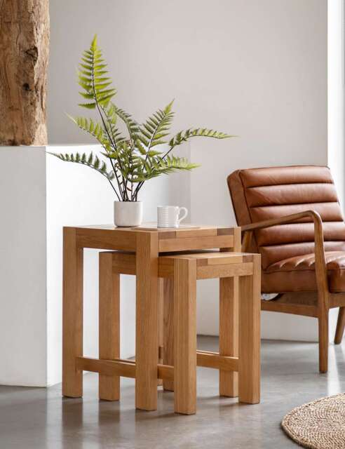 Gallery Direct Sonoma™ Nest of Tables Oak