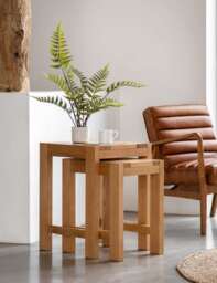 Gallery Direct Sonoma™ Nest of Tables Oak