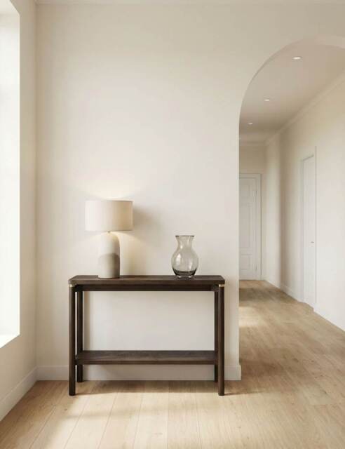 Royalcraft Arka Dark Wood Console Table Natural