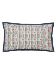 Bedeck of Belfast Lucine Geometric Diamond Rectangle Cushion Multi