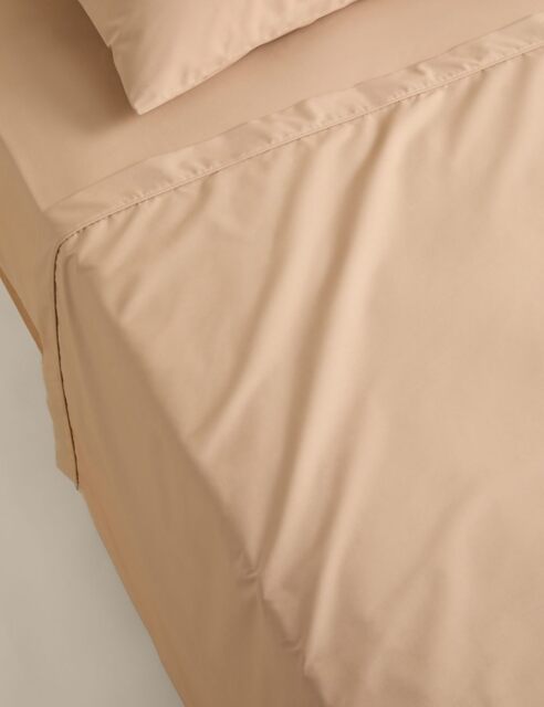 M&S Egyptian Cotton 230 Thread Count Flat Sheet Biscuit