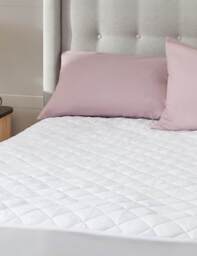 Silentnight 2 Pack Soft as Silk Mattress Protectors White