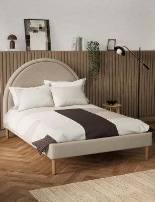 M&S Semi Circle Bed - 3FT - Mink, Mink