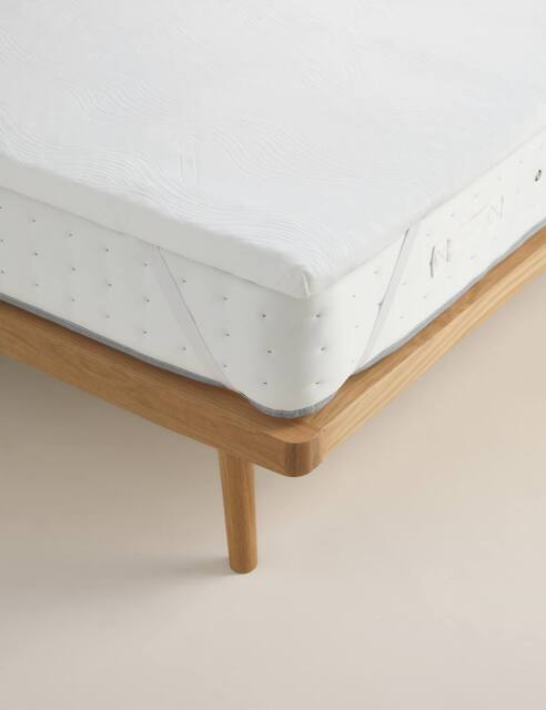 Sleep Solutions Memory Foam Contour 6cm Mattress Topper White