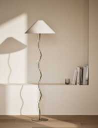 M&S Hallie Floor Lamp Cream