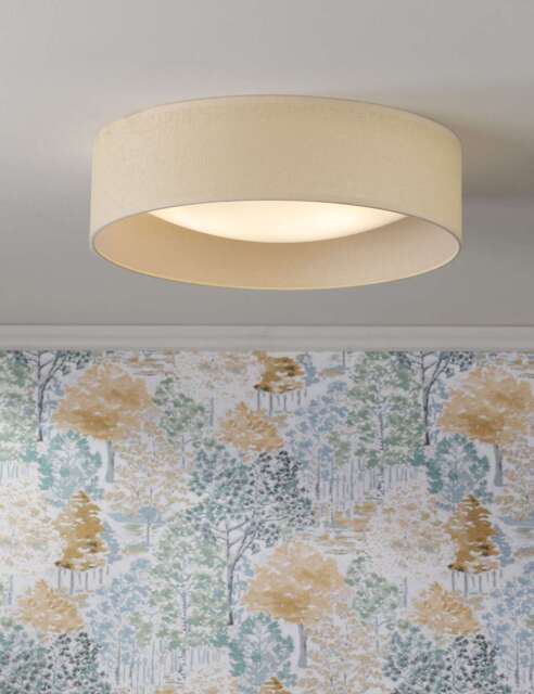 Laura Ashley Buckingham Flush Ceiling Light Beige