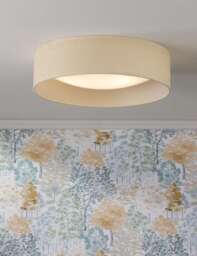 Laura Ashley Buckingham Flush Ceiling Light Beige