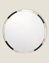 DAR Gadany Round Wall Mirror Silver