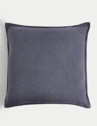 M&S Pure Linen Cushion Navy