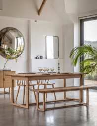Gallery Direct Craft Extending Dining Table Natural