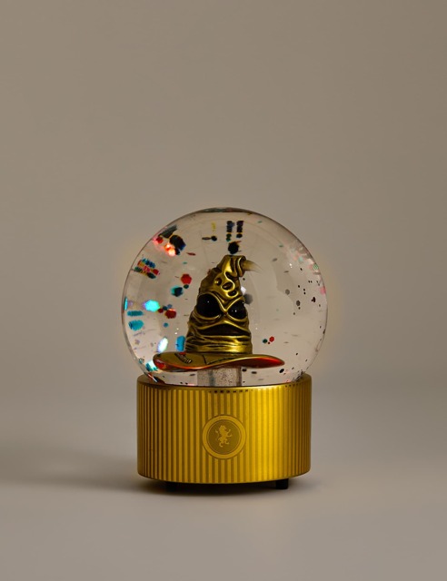 M&S Harry Potter™ Sorting Hat Light Up Snow Globe Gold Mix