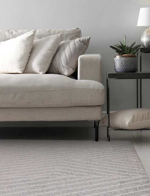 Asiatic Muse Linear Rug Grey