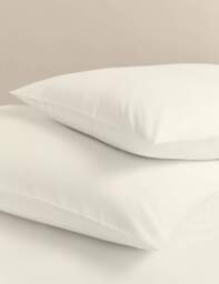 M&S 2 Pack Stay Cool Lyocell Rich Pillowcases Cream