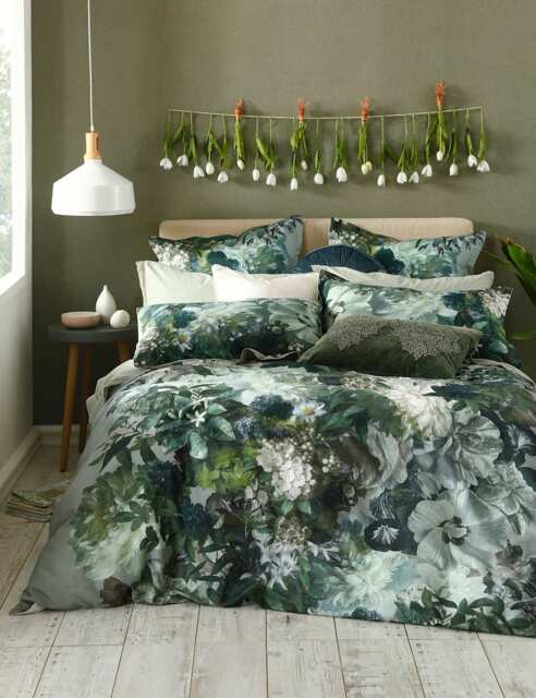 MM Linen Pure Cotton Florian Bedding Set White Mix