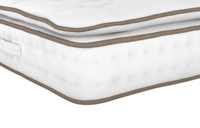 M&S 1000 British Wool Pocket Spring Medium Firm Pillowtop Mattress White