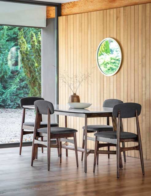 Gallery Direct Barcelona Rectangle Dining Table Dark Brown