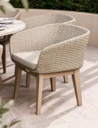 Royalcraft Set of 2 Eden Dining Chairs Natural