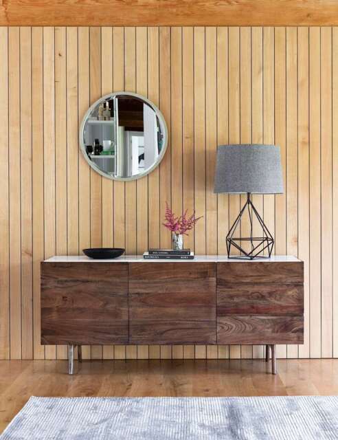 Gallery Direct Barcelona 2 Door Sideboard Dark Brown