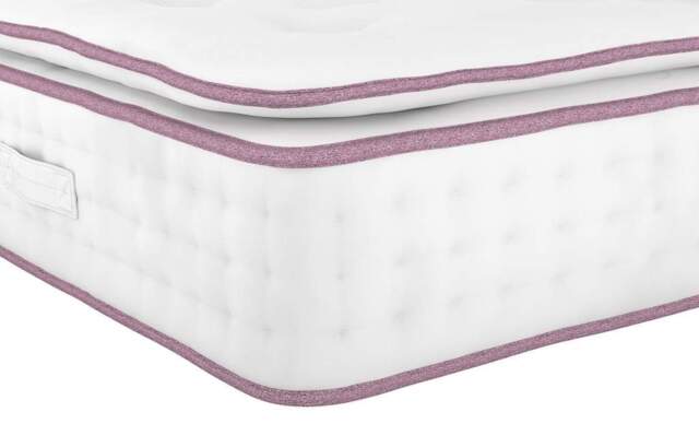 M&S 4500 British Wool Pocket Spring Medium Pillowtop Mattress White